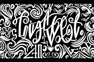 Live laugh love tattoo idea