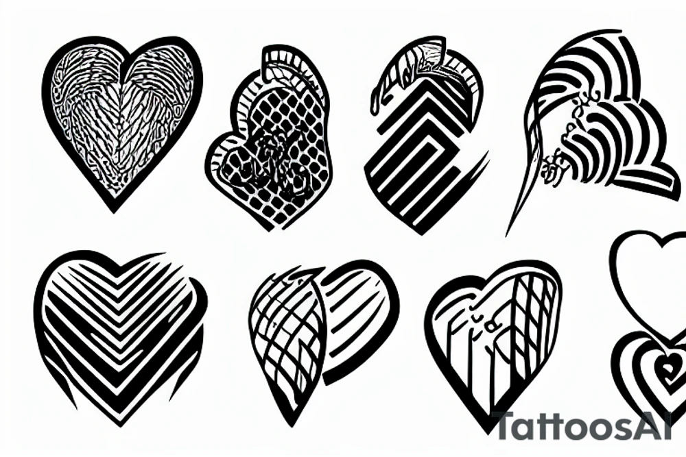 Vaffle heart tattoo idea