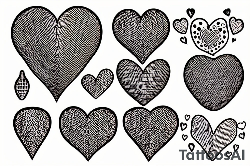 Vaffle heart tattoo idea