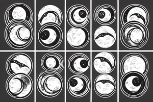 moon phases tattoo idea
