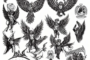 Saint Michael tattoo idea