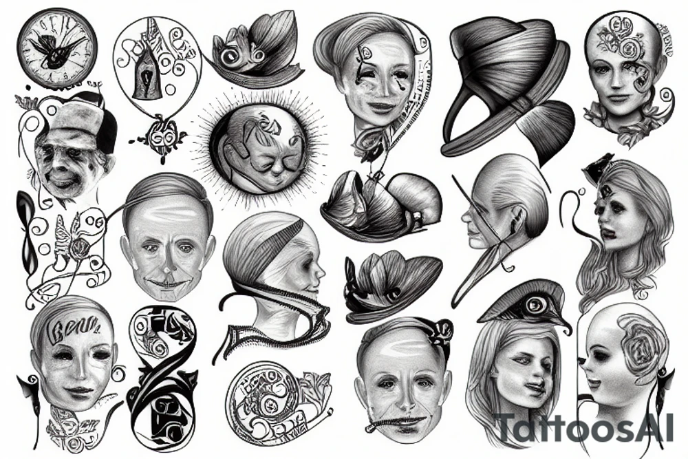 The curious case of benjamin button tattoo idea