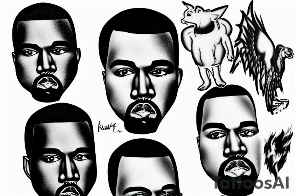 Kanye west tattoo idea