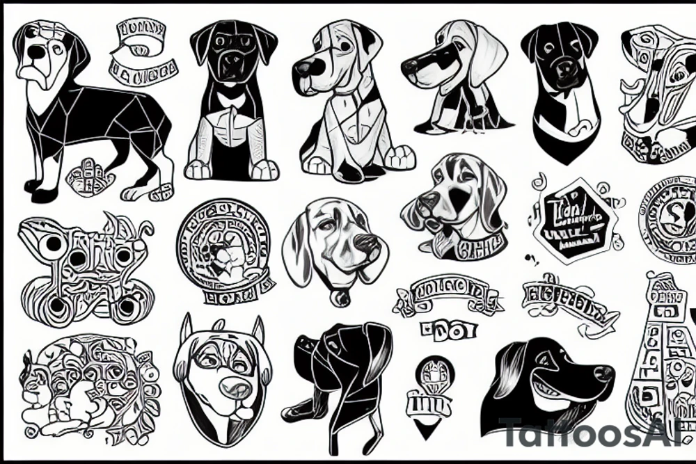 Clifford the big red dog tattoo idea