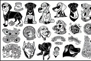 Clifford the big red dog tattoo idea