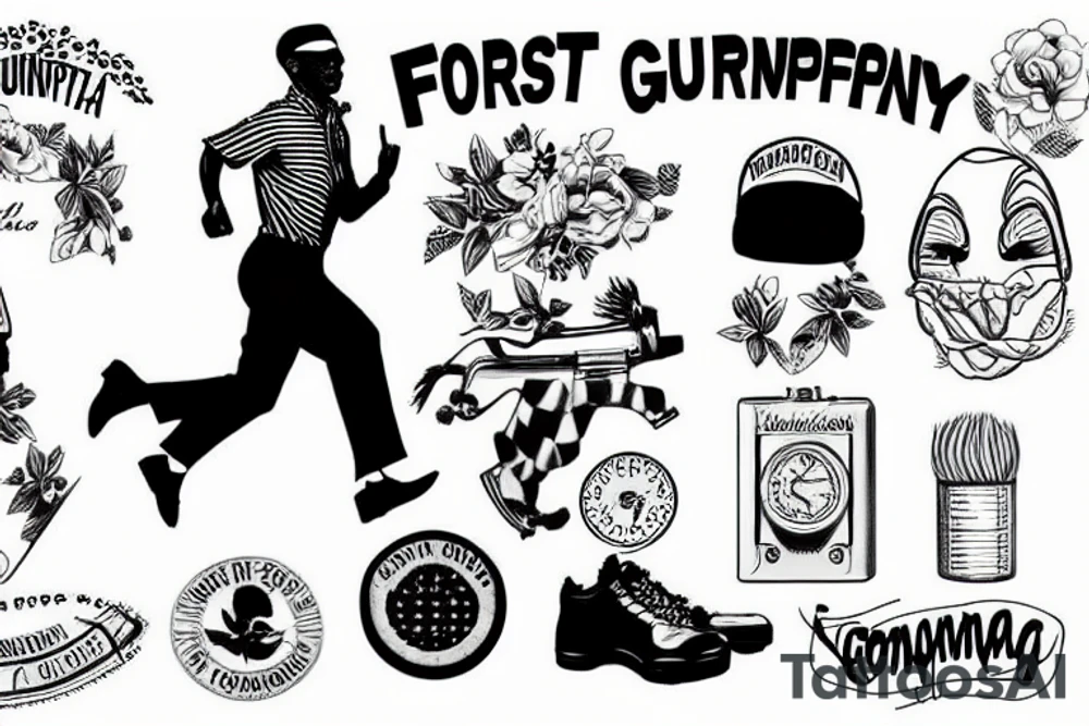 Forrest Gump running tattoo idea
