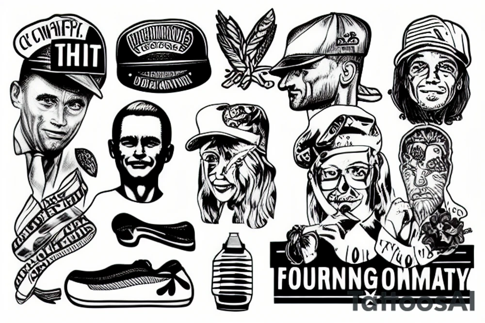 Forrest Gump running tattoo idea