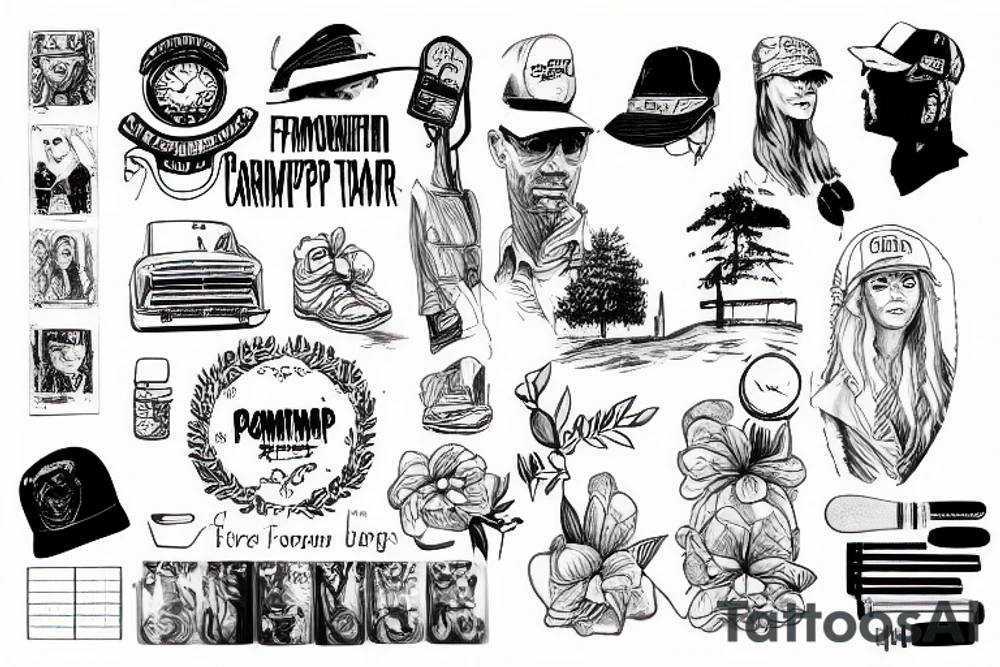 Forrest Gump running tattoo idea