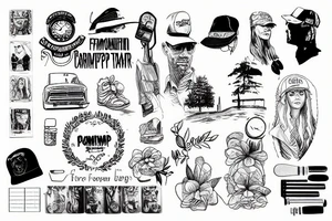 Forrest Gump running tattoo idea