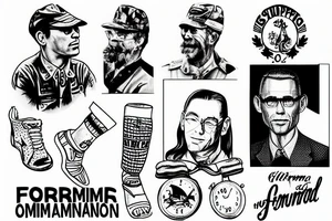 Forrest Gump running tattoo idea