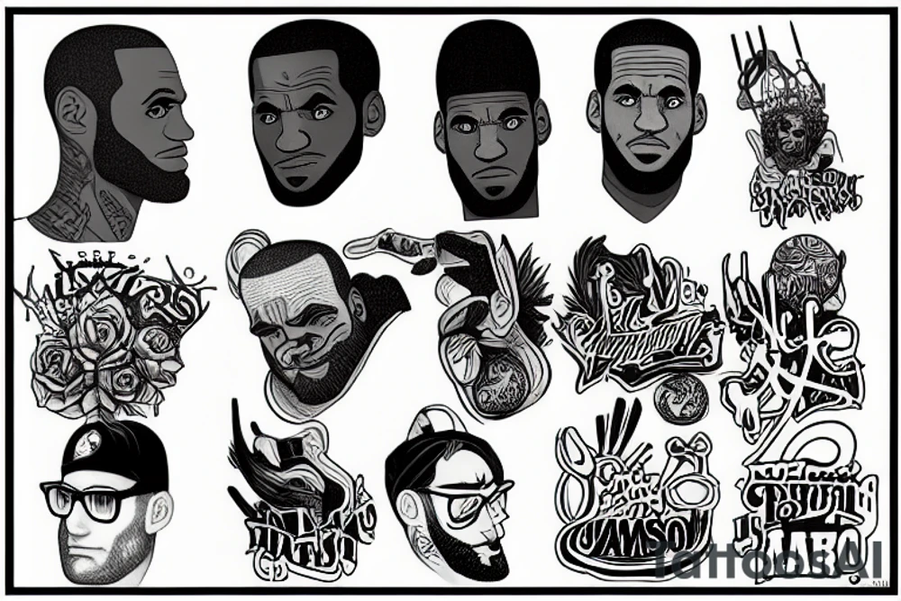 Lebron james tattoo idea