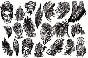 indian mountain tattoo idea