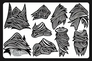 walking up a mountain tattoo idea