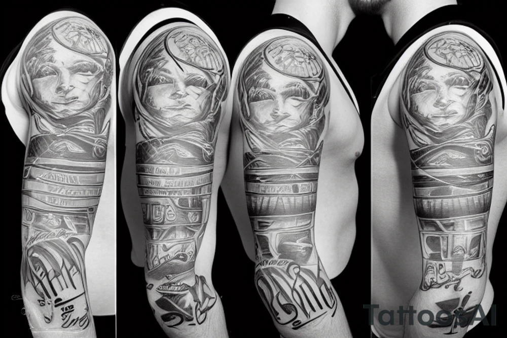 man seeing the truth tattoo idea