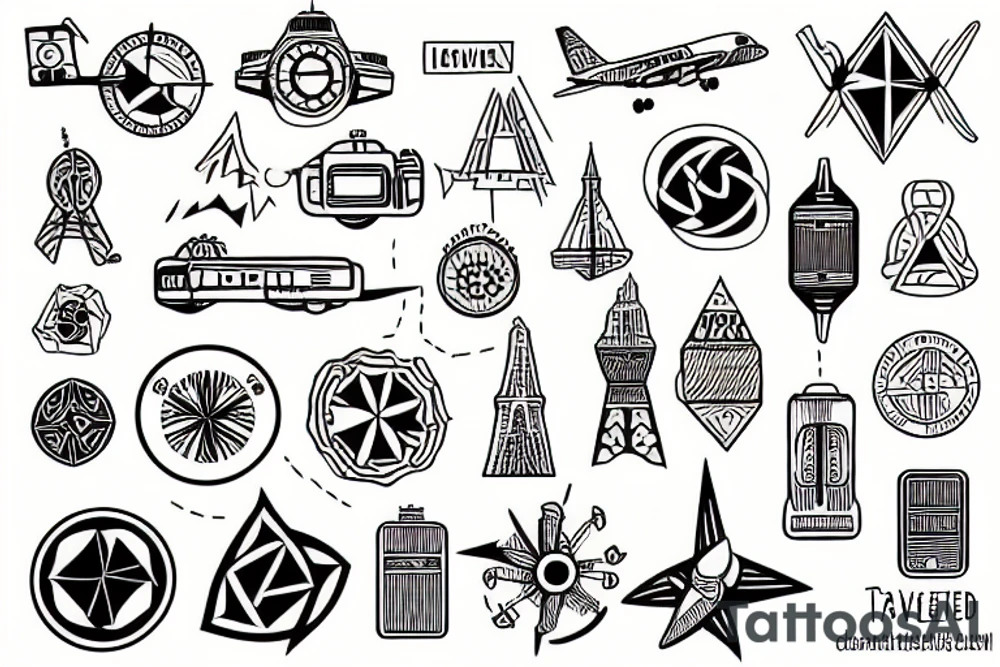Travel tattoo idea