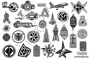 Travel tattoo idea
