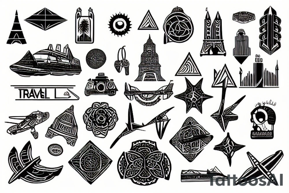 Travel tattoo idea
