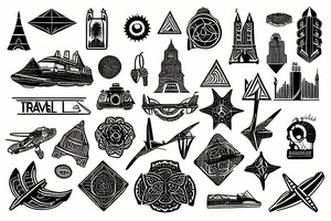 Travel tattoo idea