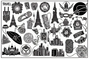 Travel tattoo idea