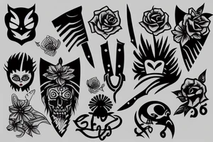 knife tattoo idea