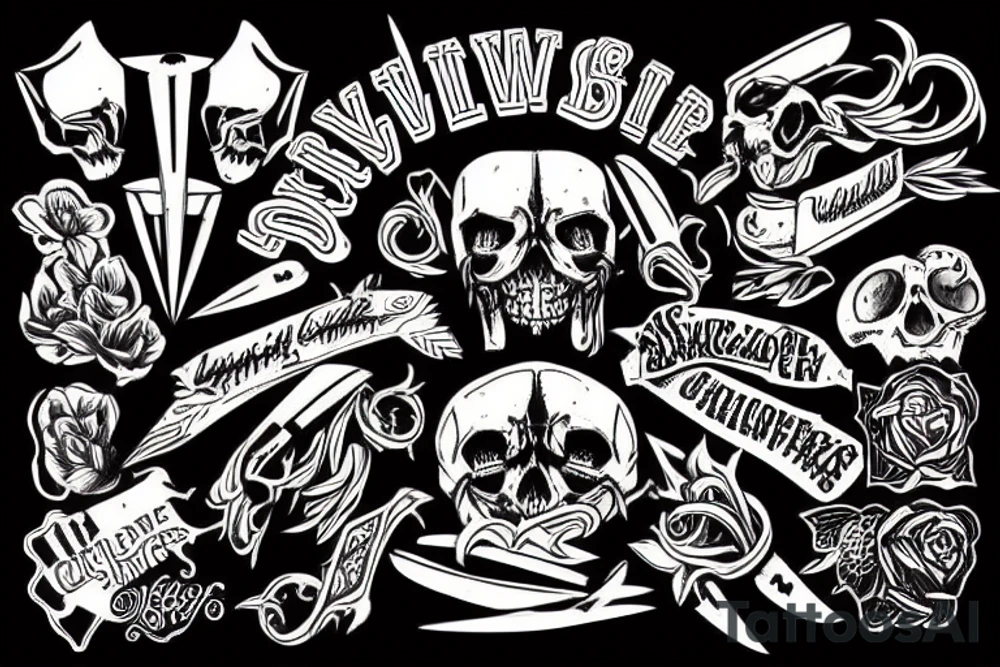 switchblade tattoo idea