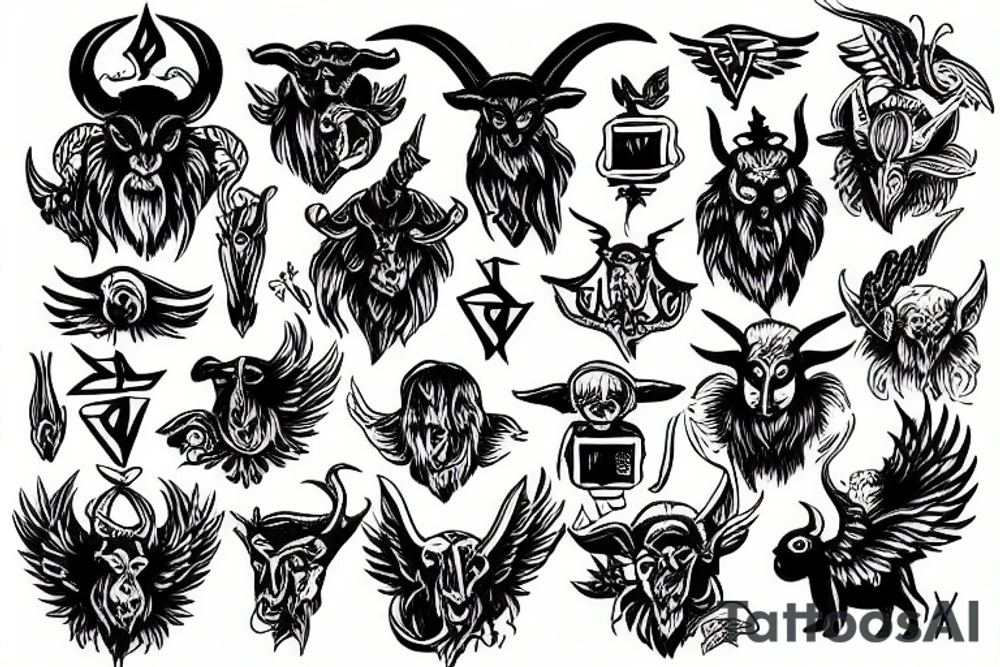 Baphomet tattoo idea