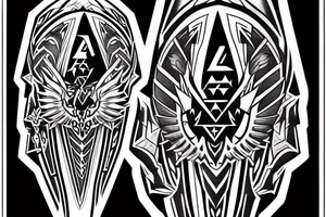 zelda with master sword tattoo idea