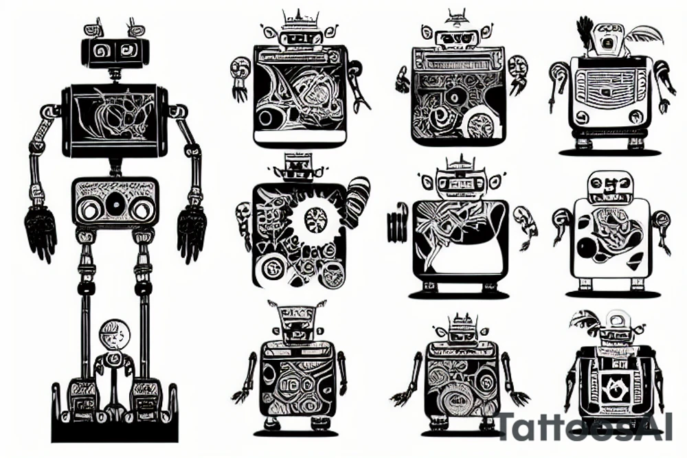 Laputa robot tattoo idea