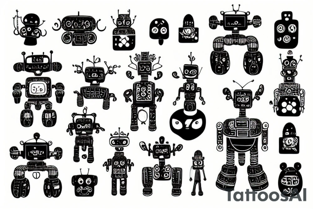 Laputa robot tattoo idea