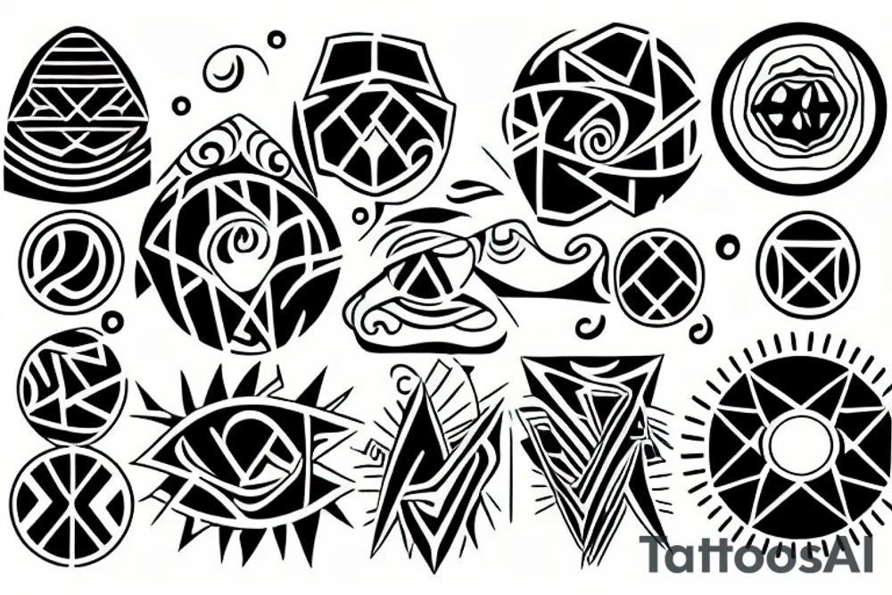 Sunrise tattoo idea