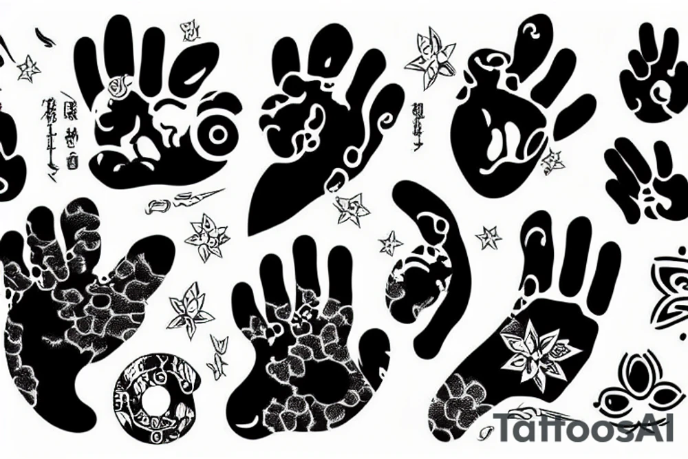 Cat paw tattoo idea