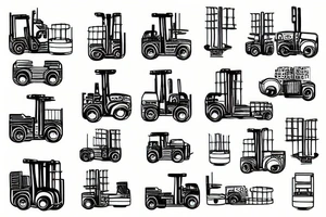 forklift tattoo idea