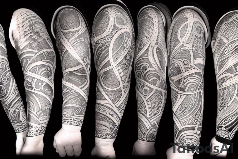 a tattoo for a middle-aged rower tattoo idea