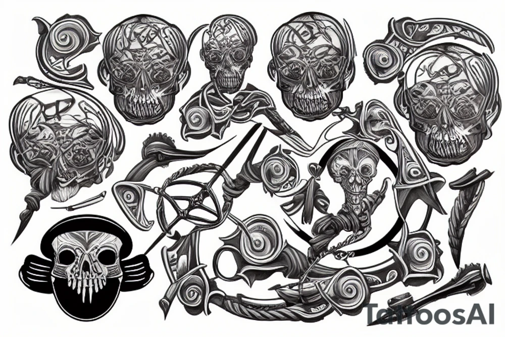 a tattoo for a middle-aged rower tattoo idea