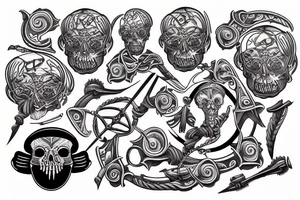 a tattoo for a middle-aged rower tattoo idea