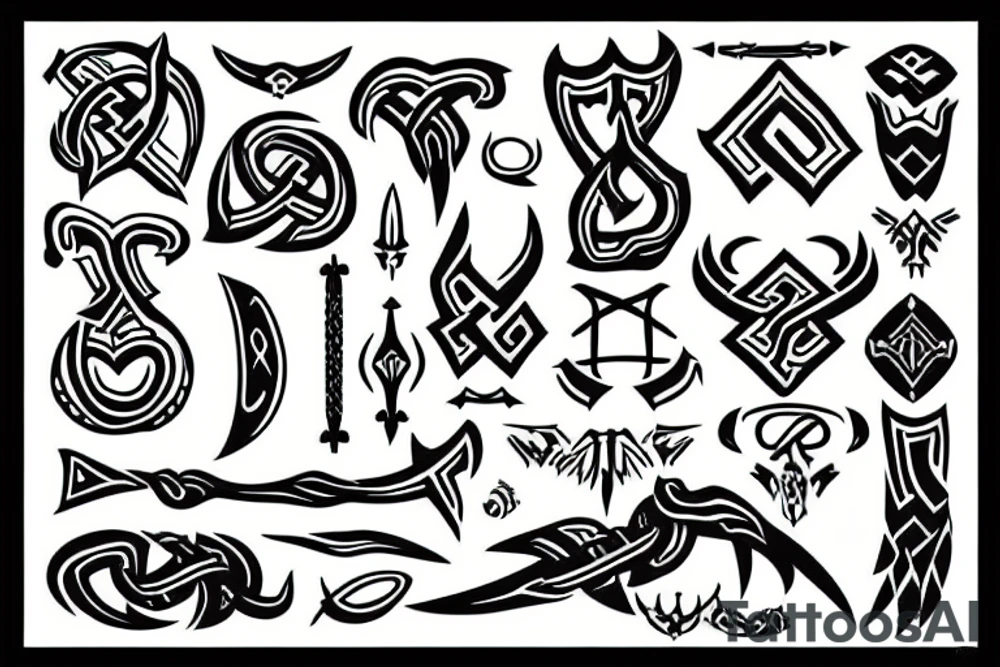 rune nordic tattoo idea