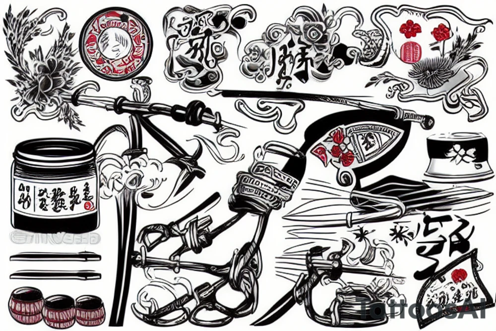 a tattoo for a middle-aged rower tattoo idea