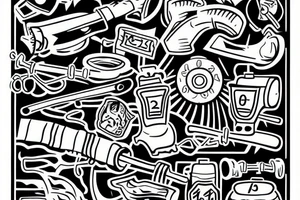 a tattoo for a middle-aged rower tattoo idea