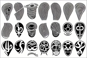 a straight audio waveform tattoo idea