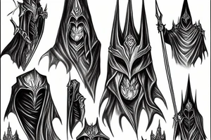 sauron lord of the rings tattoo idea