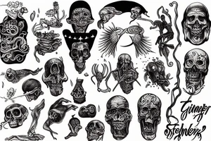 Sinner trembling before god tattoo idea