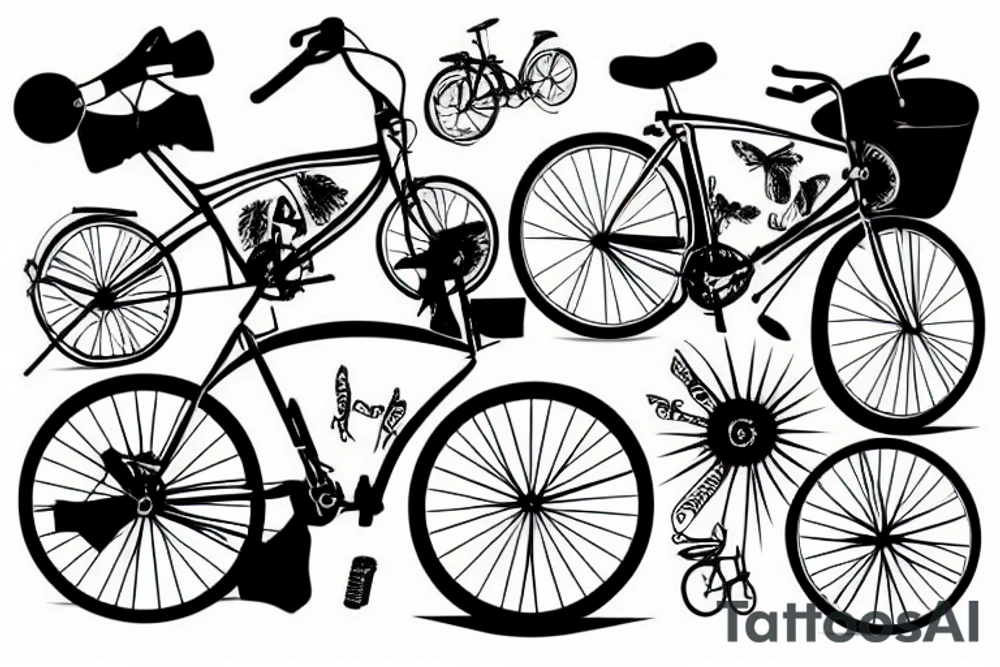 Bicycle tattoo idea