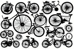 Bicycle tattoo idea