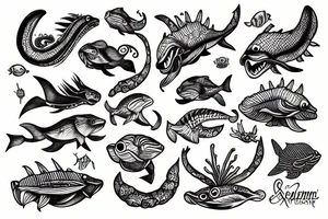 sea emperor leviathan tattoo idea