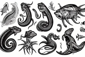 sea emperor leviathan tattoo idea