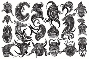 sea emperor leviathan tattoo idea
