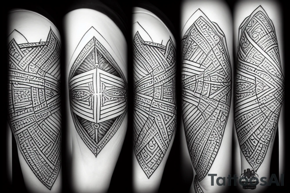 A diamond inside a heartbeat tattoo idea