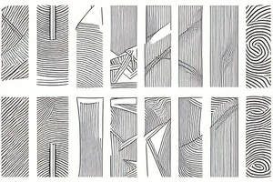 Abstract lines tattoo idea