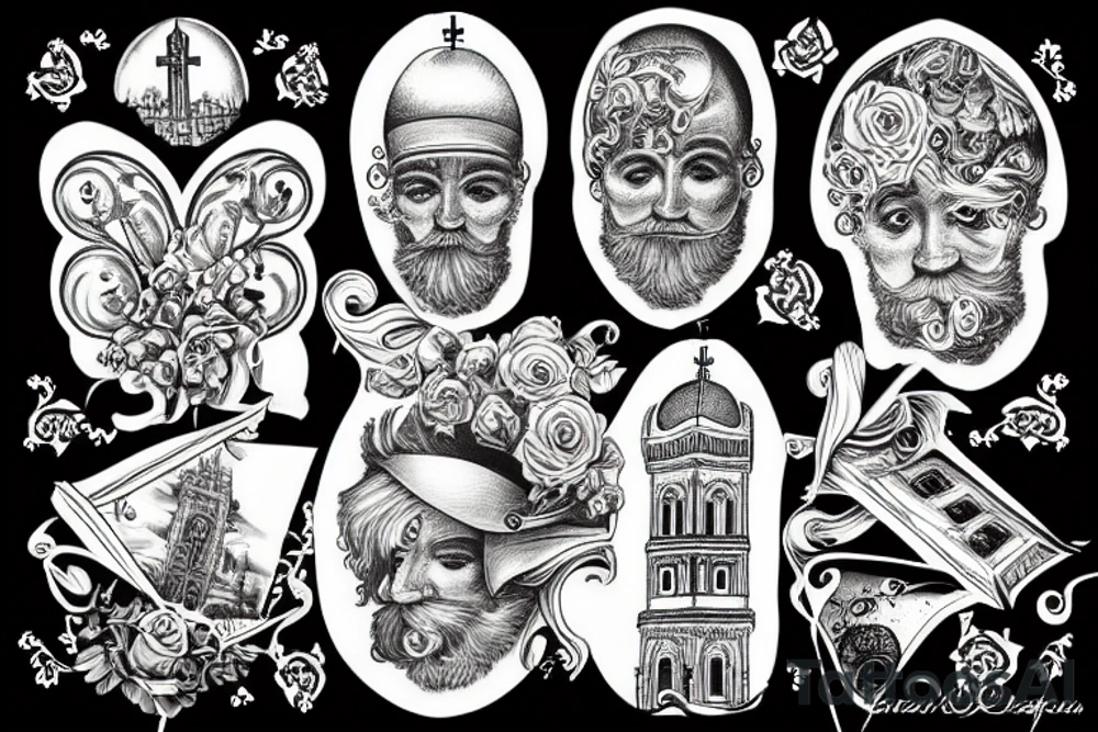 Santa Croce church from Florence tattoo idea