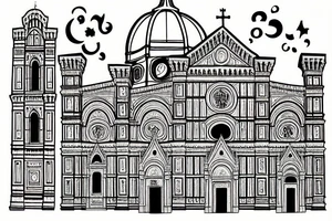 Santa Croce church from Florence tattoo idea
